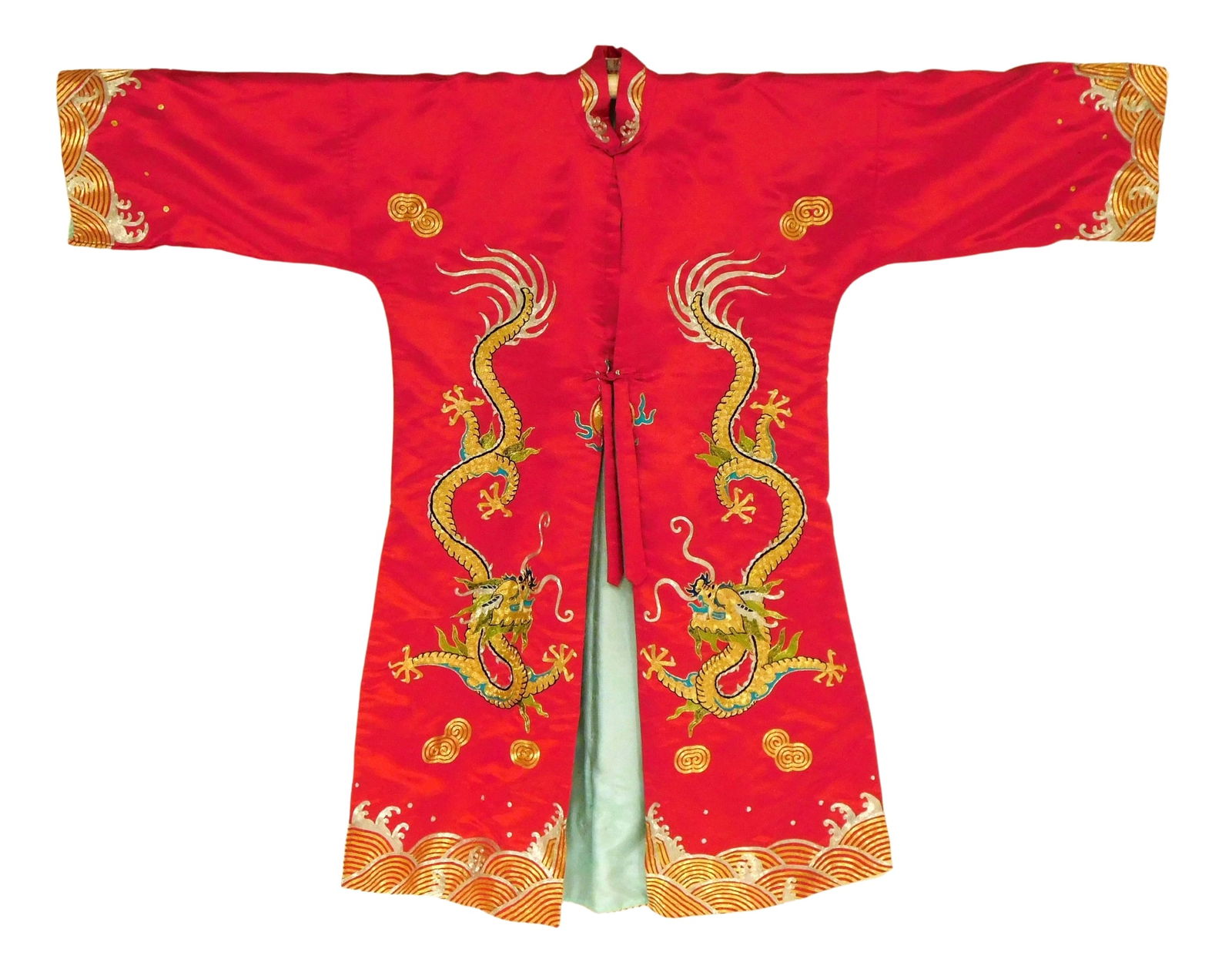 ASIAN: CHINESE DRAGON EMBROIDERED