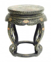 ASIAN: CHINESE LACQUERED STAND