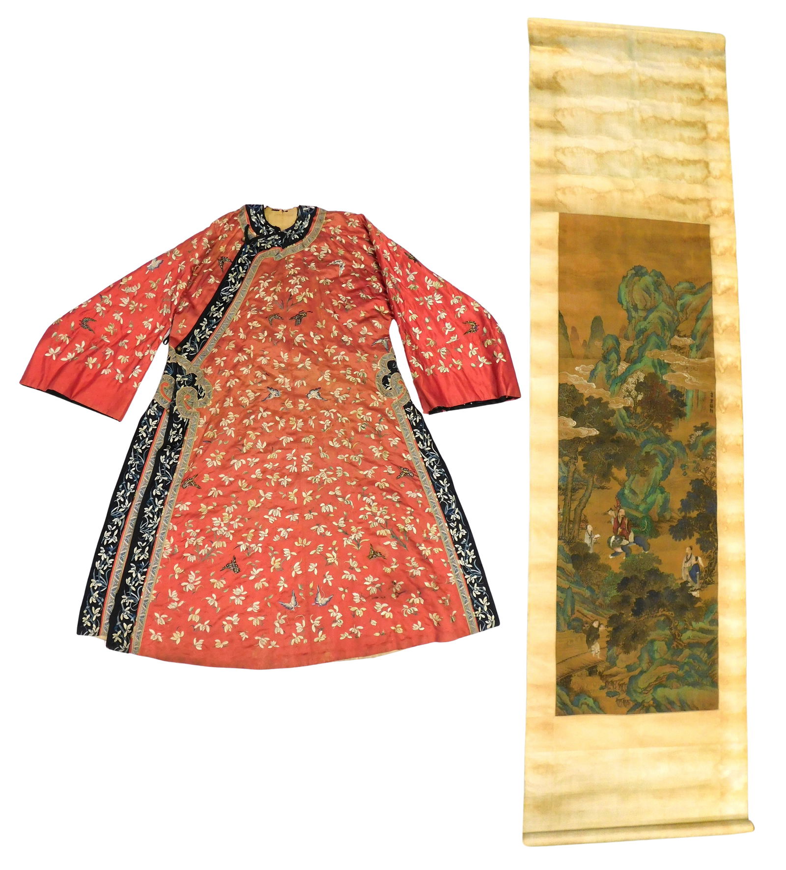 ASIAN: CHINESE SCROLL AND