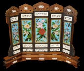 ASIAN: CHINESE TABLE SCREEN, 1
