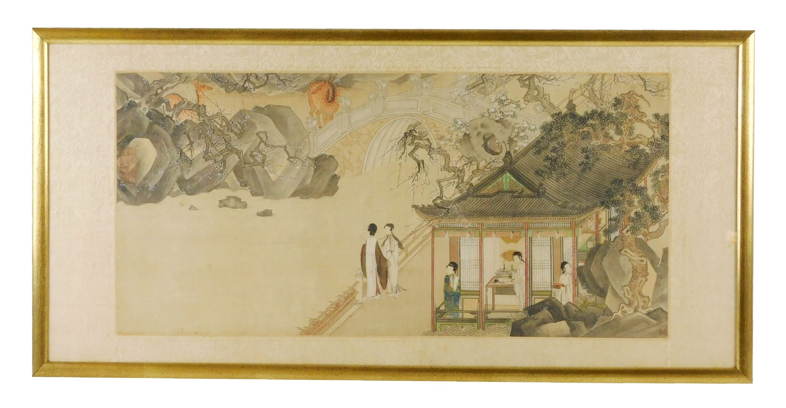 ASIAN: CHINESE WATERCOLOR ON PAPER,