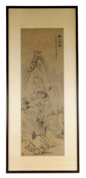ASIAN: CHINESE WATERCOLOR ON P