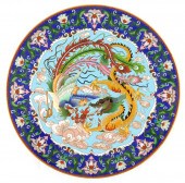 ASIAN: CLOISONNé CHARGER, CHIN