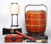 Asian decor, calligraphy brush