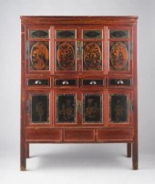 ASIAN DECORATED CUPBOARDA mid
