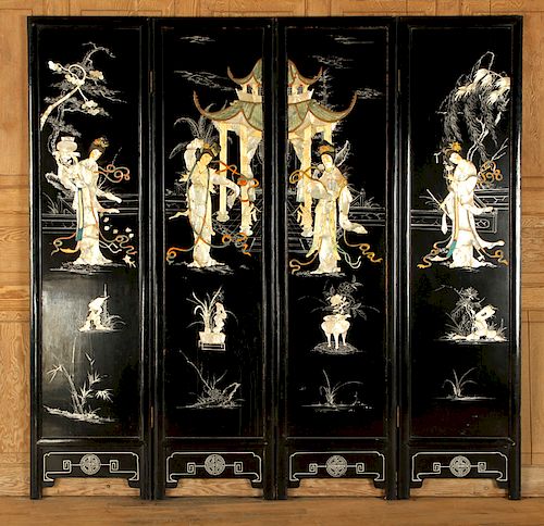 ASIAN EBONIZED SCREEN MOTHER OF