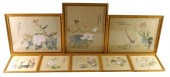 ASIAN: EIGHT FRAMED ASIAN WATE