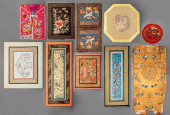ASIAN EMBROIDERED SILK TEXTILE