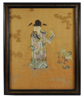 ASIAN: EMBROIDERY ON SILK, CHI