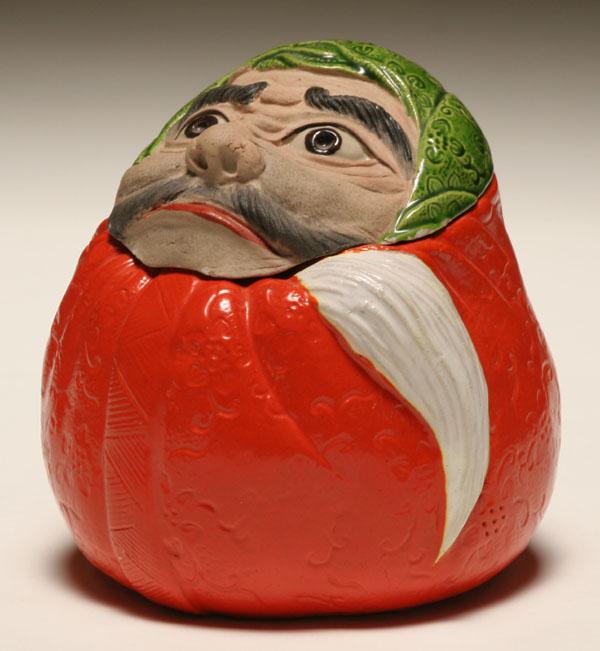 Asian figural earthenware tobacco