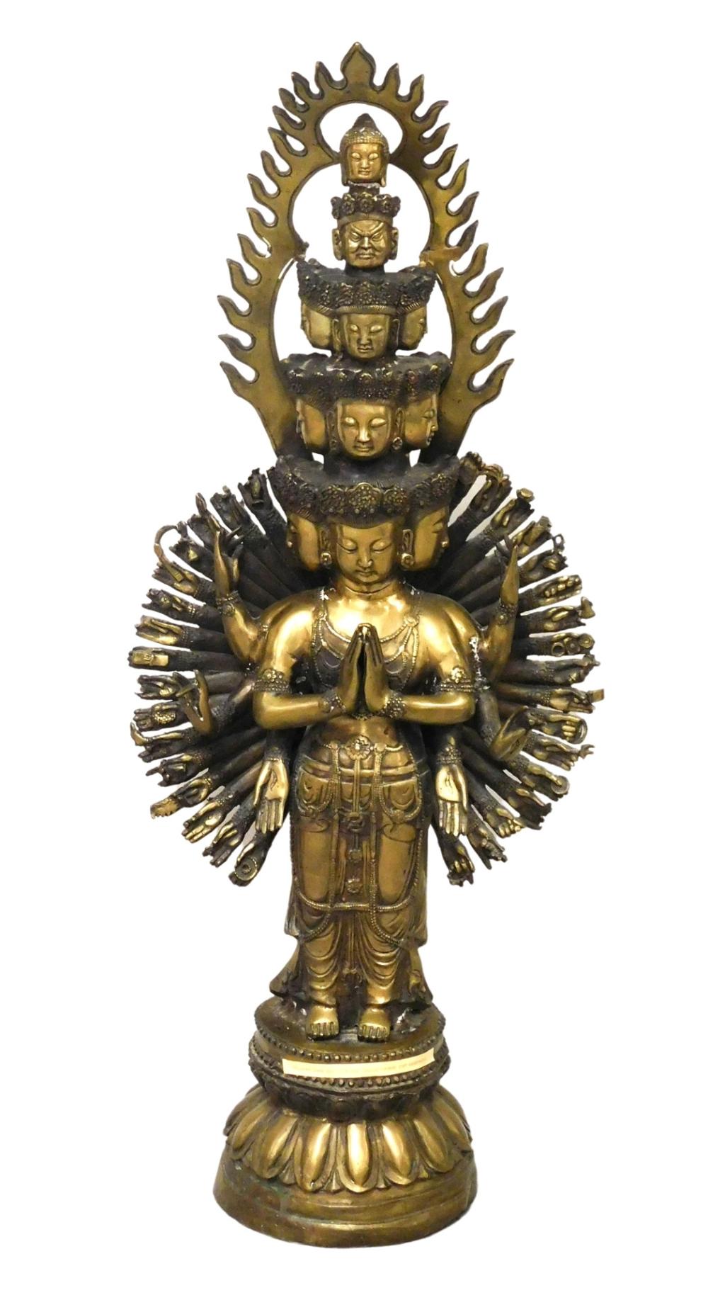 ASIAN: FIGURE OF AVALOKITESHVARA,