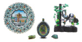 ASIAN: FIVE ENAMEL AND CLOISON