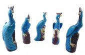 ASIAN: FIVE LARGE PORCELAIN TU