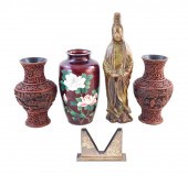 ASIAN: FIVE PIECES OF DECORATI