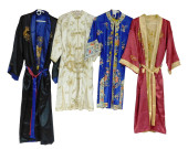 ASIAN: FOUR 20TH C. EMBROIDERE