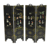 ASIAN: FOUR CHINESE FOLDING LA