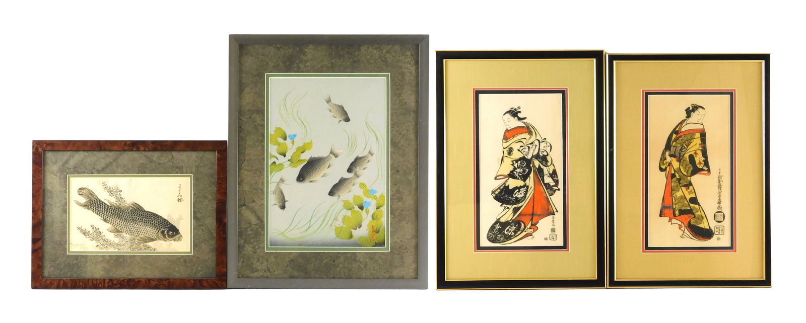 ASIAN: FOUR JAPANESE WOODBLOCK