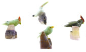 ASIAN: FOUR LAPIDARY FIGURES O