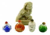 ASIAN: FOUR SNUFF BOTTLES, CHI
