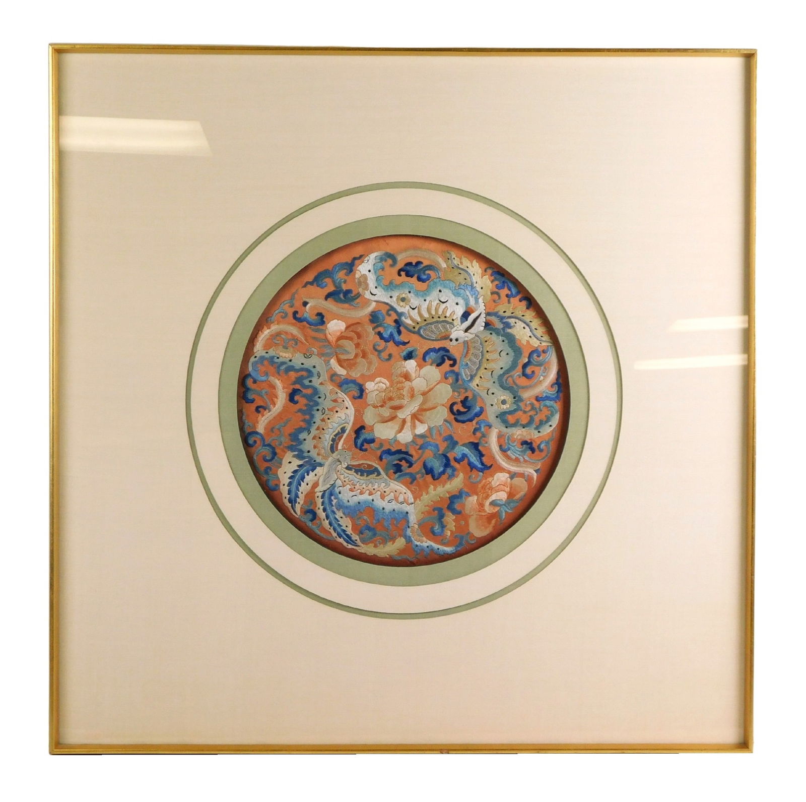 ASIAN: FRAMED CHINESE CIRCULAR