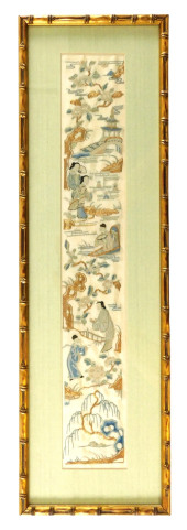 ASIAN: FRAMED EMBROIDERY OF FI