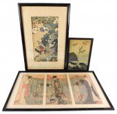 ASIAN: FRAMED JAPANESE PRINTS:
