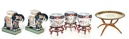 ASIAN GARDEN SEATS  BRASS