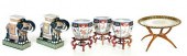 ASIAN GARDEN SEATS  BRASS ACCE