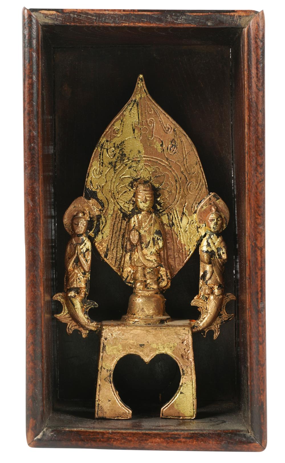 ASIAN GILT BRONZE BUDDHISTIC