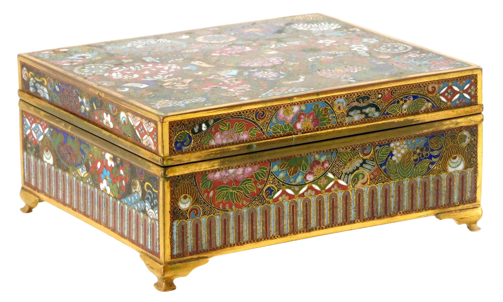 ASIAN: GINBARI CLOISONNE TRINKET