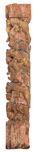 ASIAN HAND-CARVED WOOD