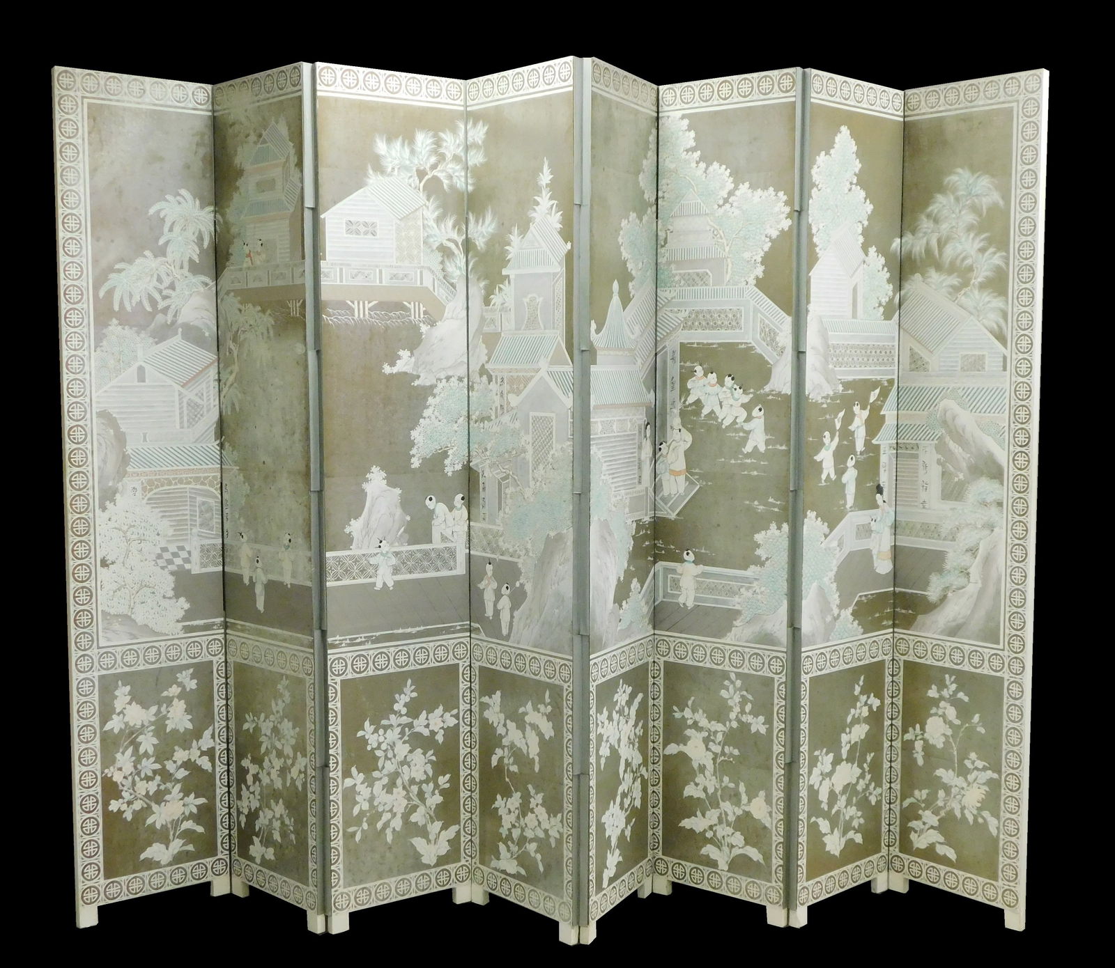 ASIAN: HAND PAINTED ON PAPER,