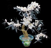 ASIAN: HARDSTONE FLOWERING BON