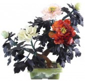 ASIAN: HARDSTONE FLOWERING TRE
