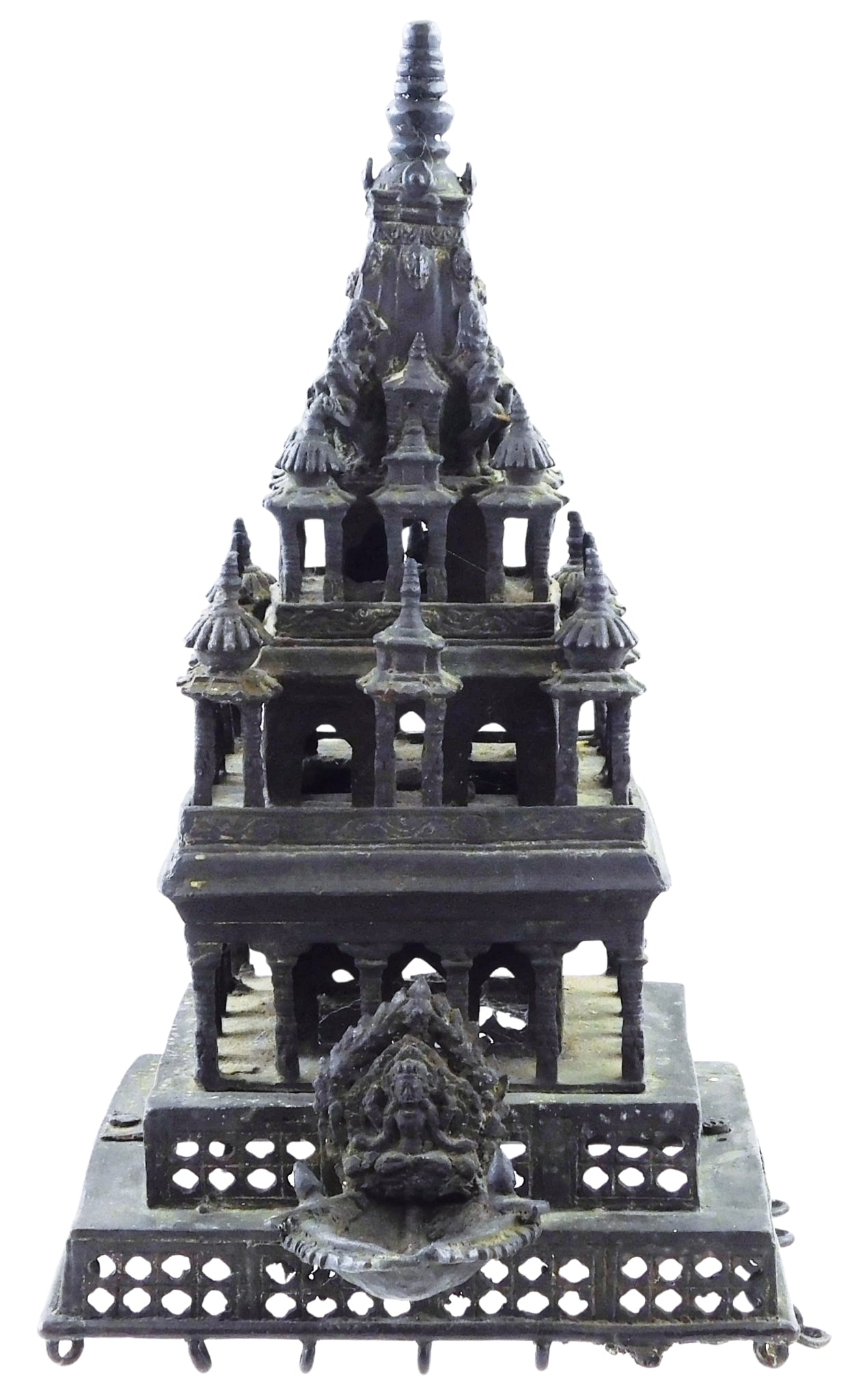 ASIAN: HINDU OIL LAMP, INDIA,