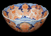 ASIAN: IMARI PUNCH BOWL, JAPAN