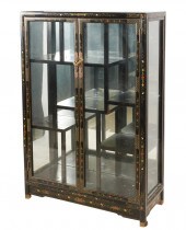 ASIAN-INSPIRED VITRINE CABINET