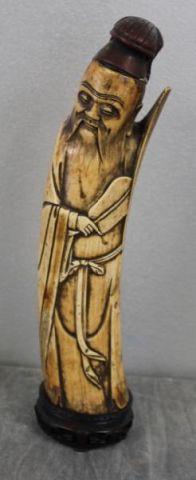 Asian Ivory Carving of a Wise Man