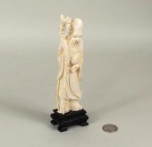 ASIAN IVORY CARVING OF SAGE ON