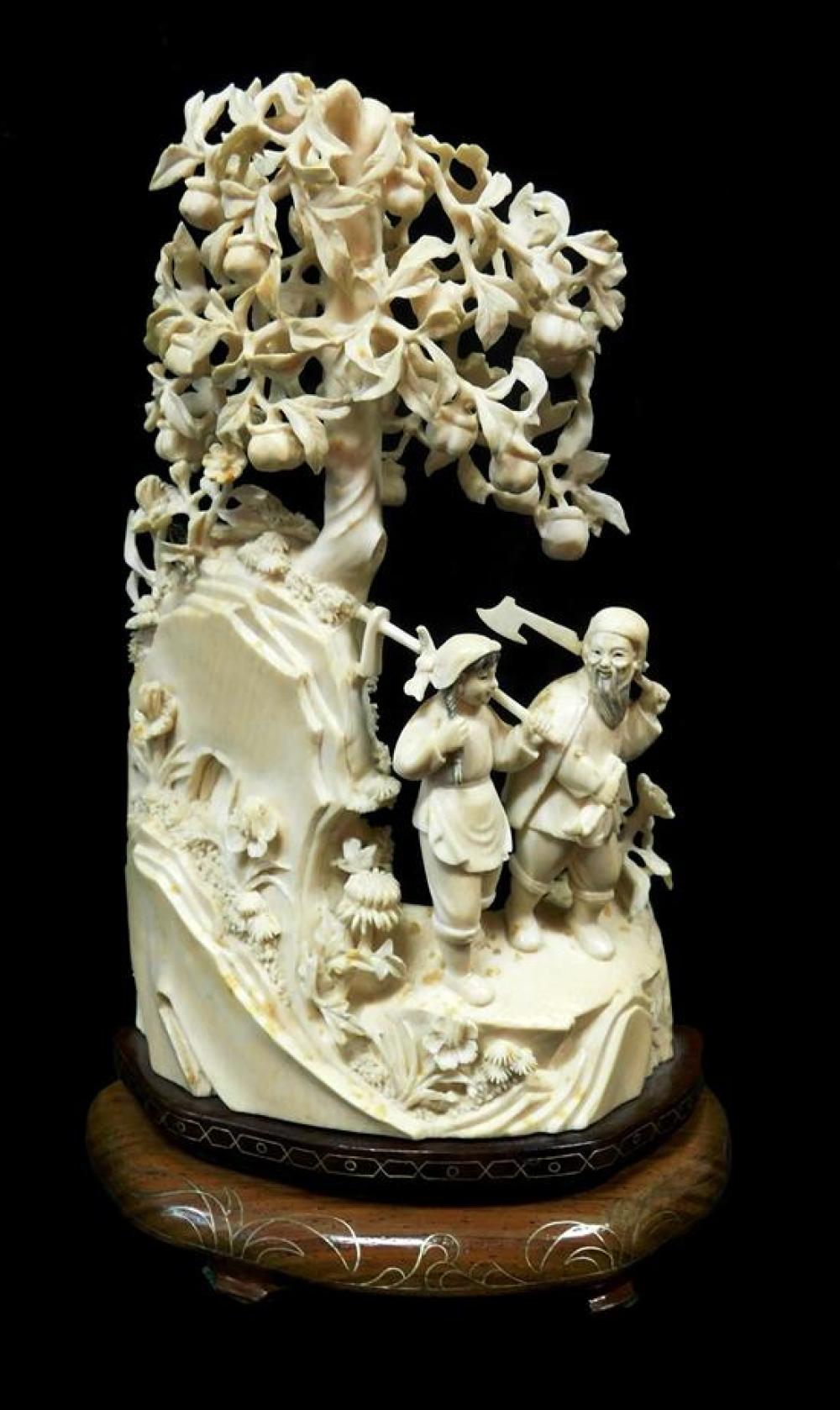 ASIAN: IVORY CARVING, PROBABLY