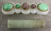 Asian Jade Lot Including a Sto