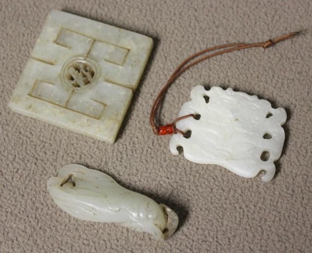Asian Jade Lot.Includes a square