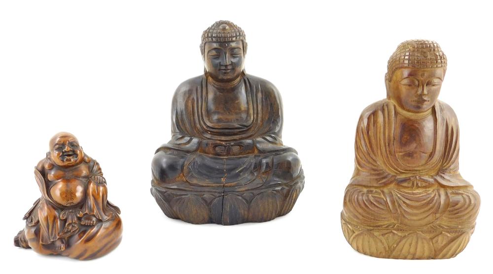 ASIAN: JAPANESE CARVING OF HOTEI,