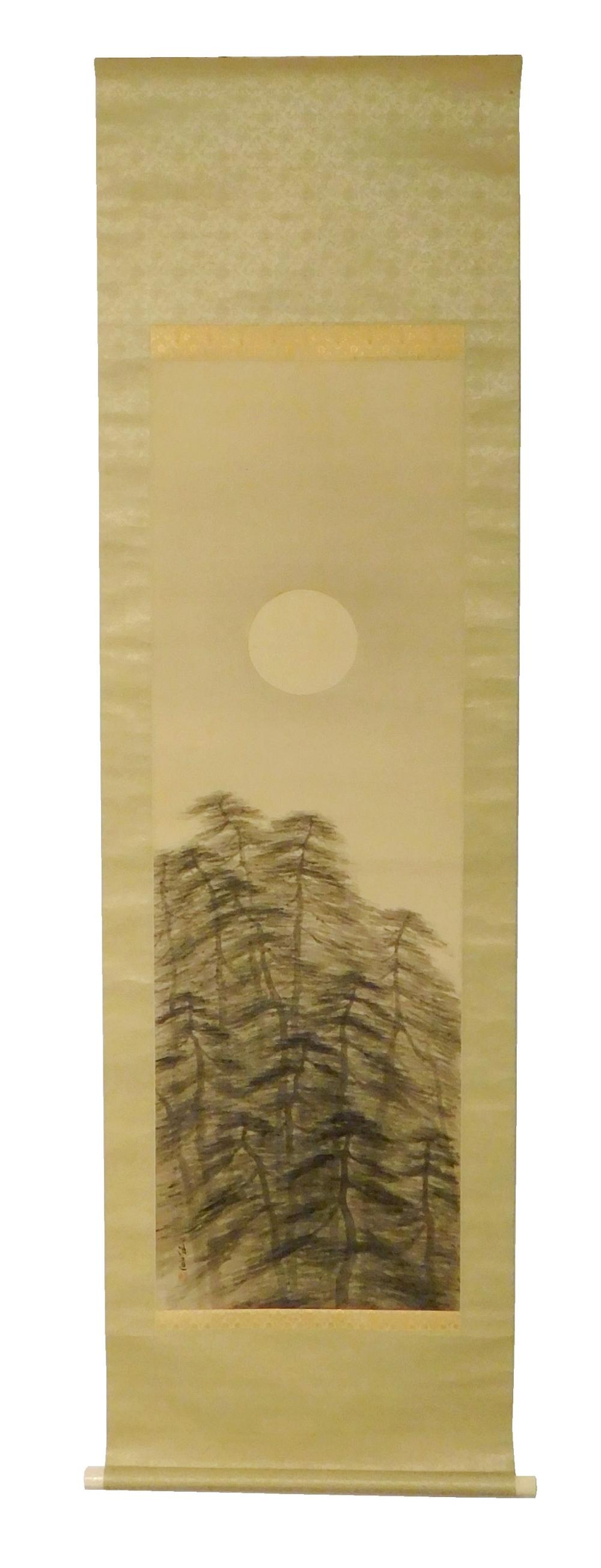 ASIAN: JAPANESE HANGING SCROLL,