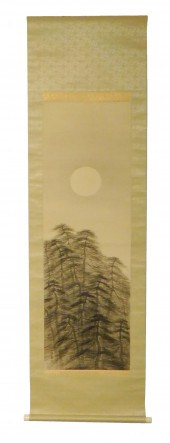 ASIAN: JAPANESE HANGING SCROLL