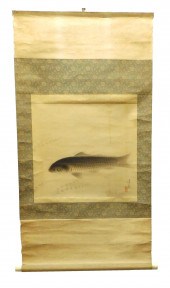 ASIAN: JAPANESE HANGING SCROLL