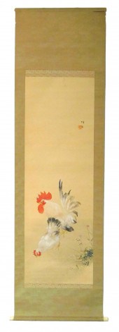 ASIAN: JAPANESE HANGING SCROLL