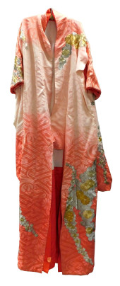 ASIAN: JAPANESE KIMONO, SILK W