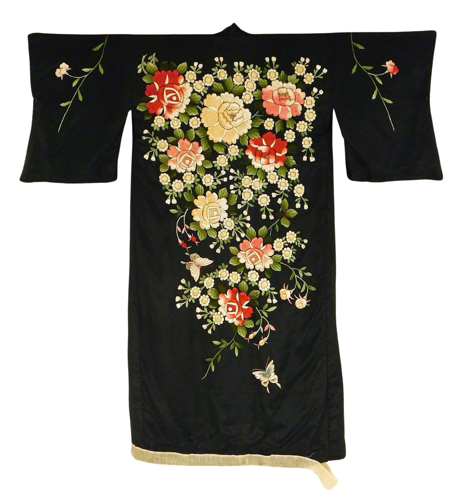 ASIAN: JAPANESE ROBE WITH LARGE