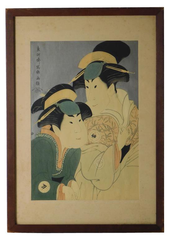 ASIAN: JAPANESE WOOD BLOCK PRINT,